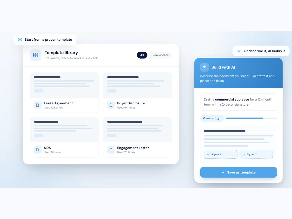 Start with a document
